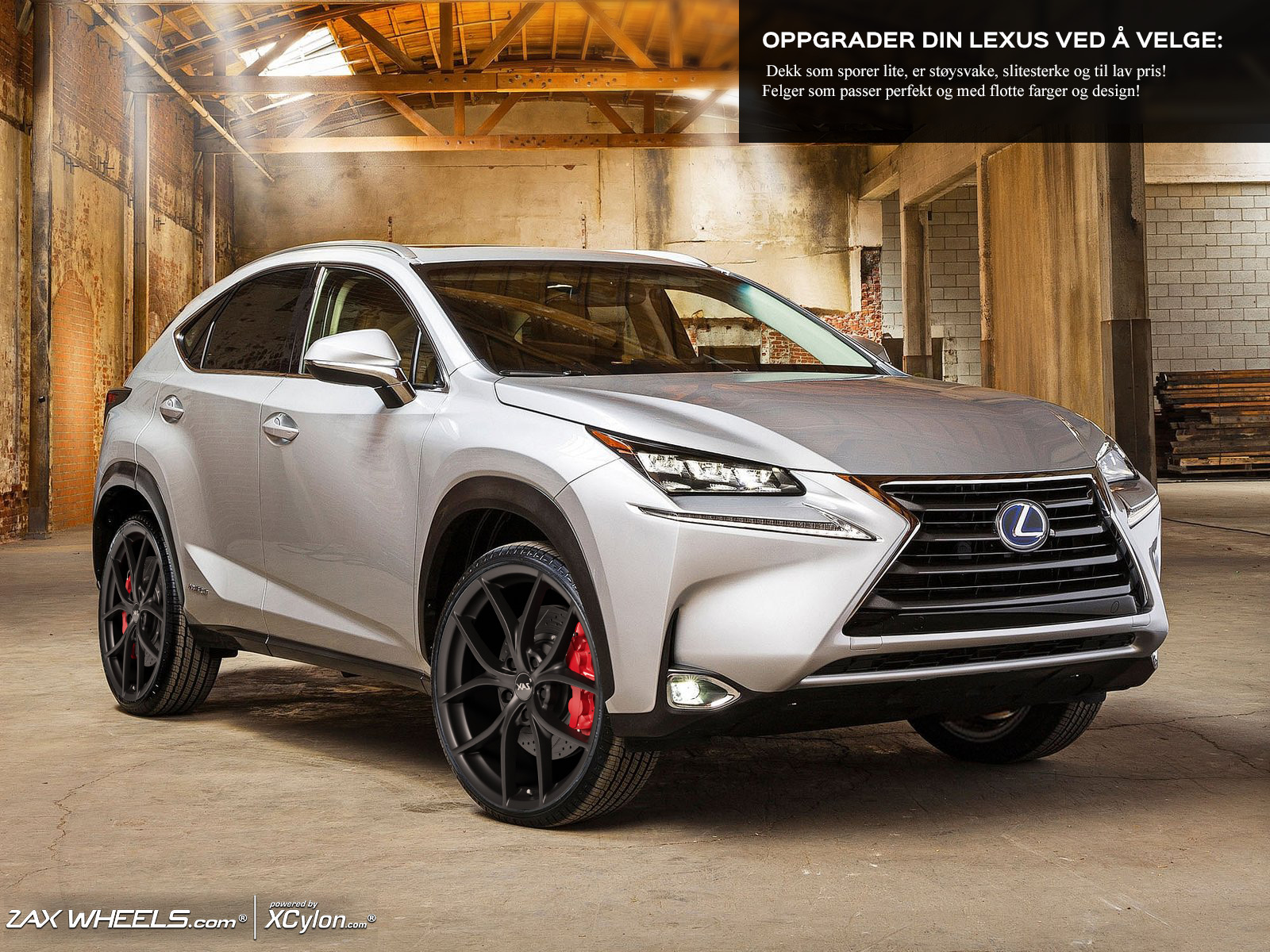 Rims and tires for Lexus NX 300h w/225/60R18 14UP