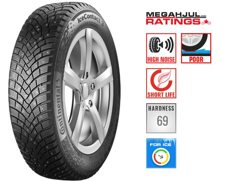 195/65R15 CONTINENTAL ICECONTACT 3 195/65 R15 95T